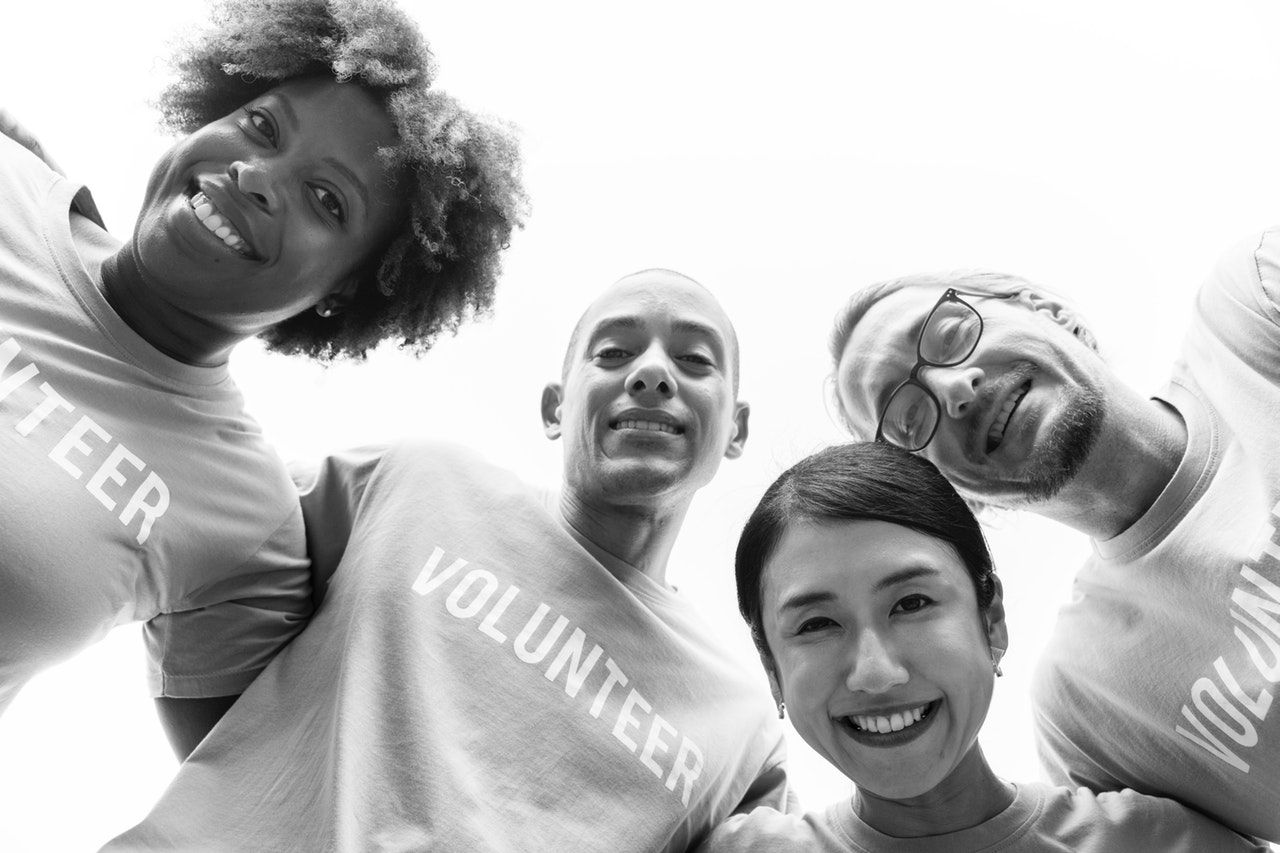 Nonprofit volunteers