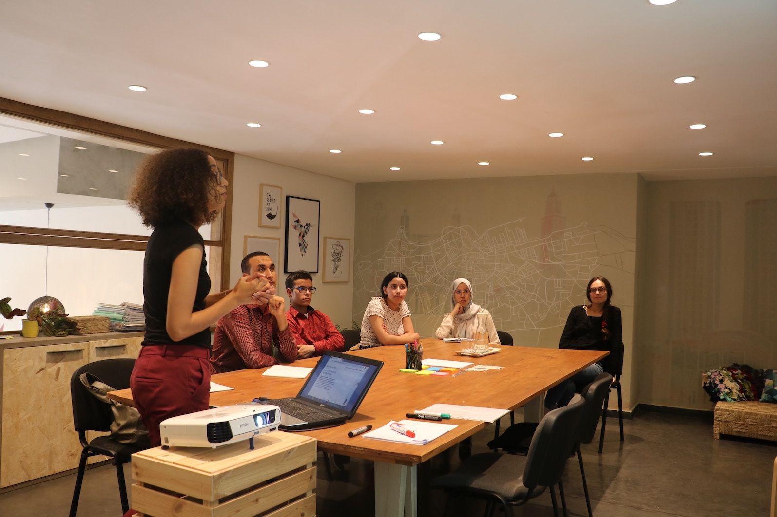 a board committee during a board meeting
